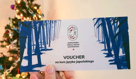 Świąteczny voucher na kurs japońskiego